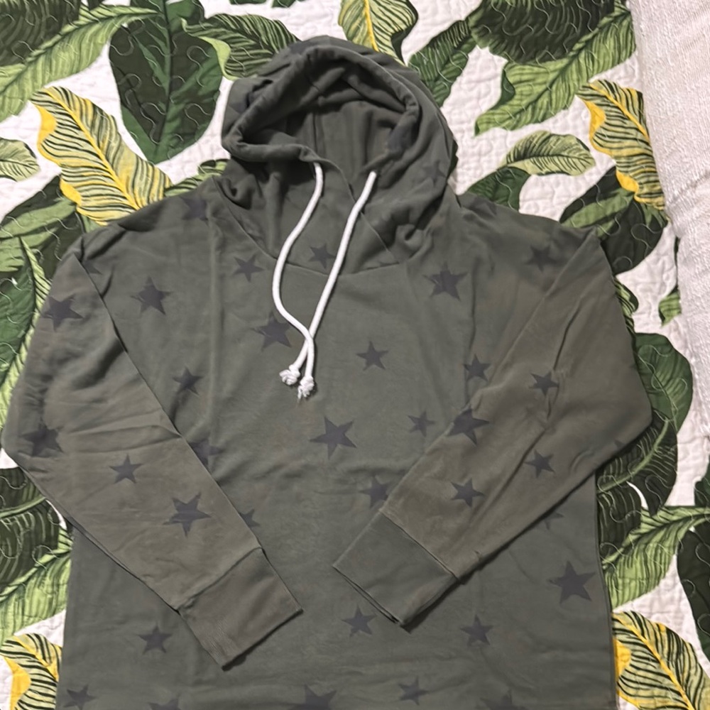 Army Green Star Hoodie
